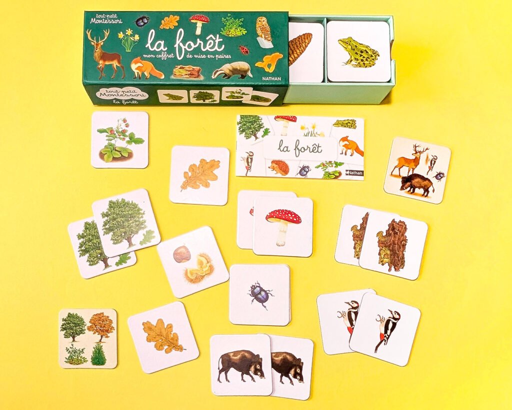 coffret montessori forêt contenu